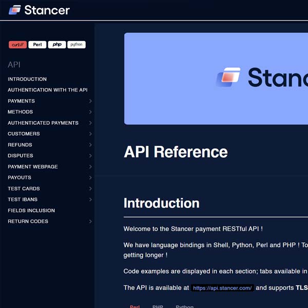 STANCER documentation