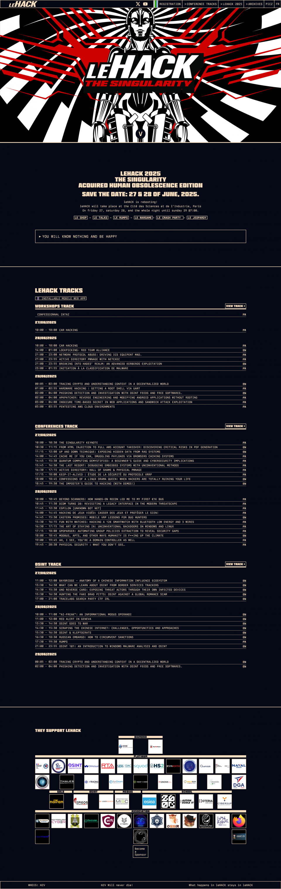 leHACK 21 – The Singularity