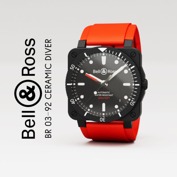 Bell&Ross BR 03-92 (3D render)