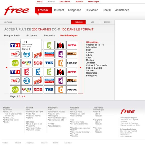 Free.fr Corporate Identity redesign